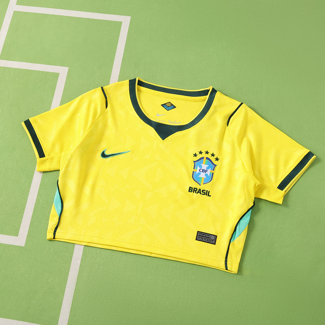 Brazil World Cup 2026 Cropped - Women's