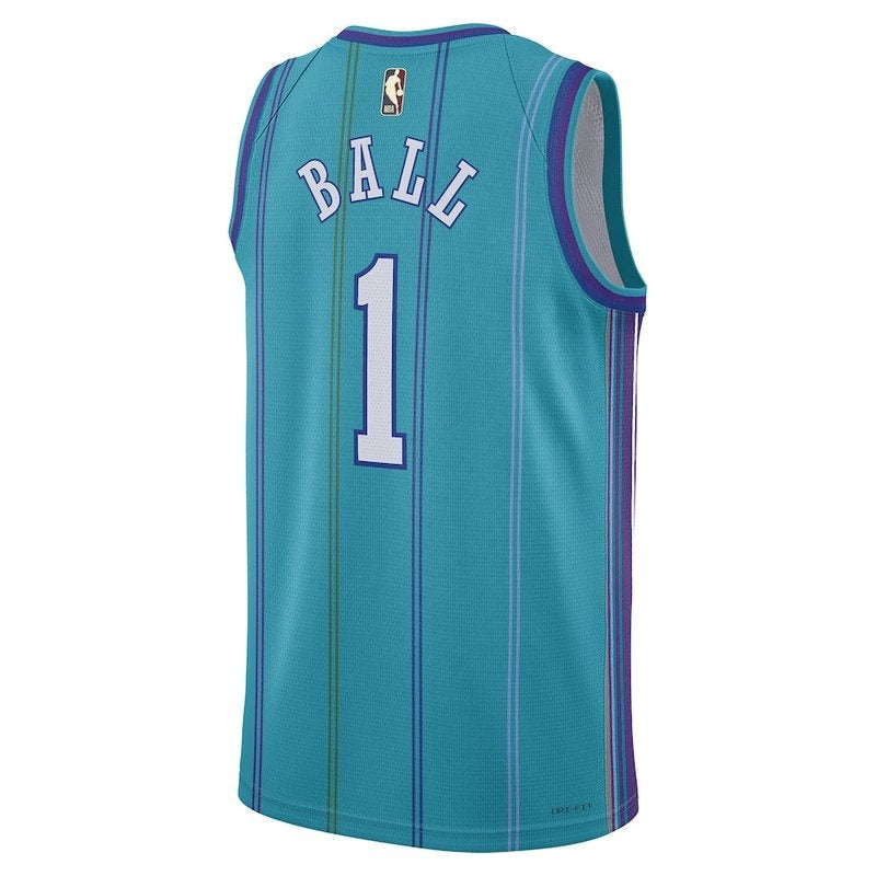 LaMelo Ball Charlotte Hornets Unisex 23/24 NBA Jersey - Classic Edition - Teal