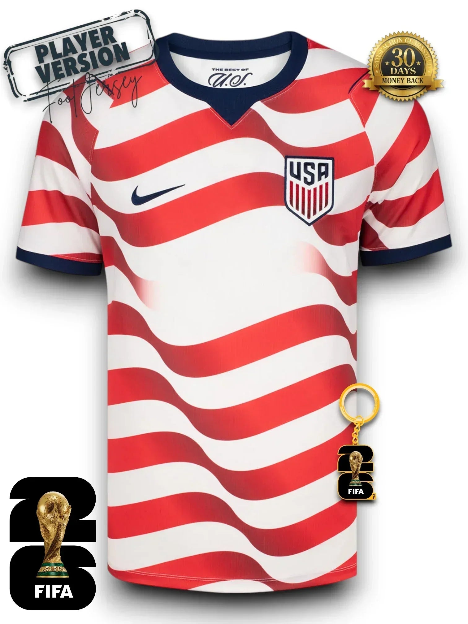 USA United States World Cup 2026 Jersey - Player Version
